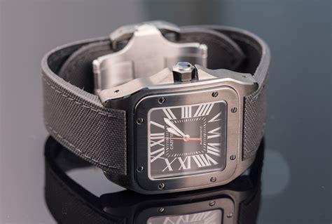 cartier santos carbon 100.